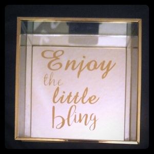 Jewelry mirrored tray